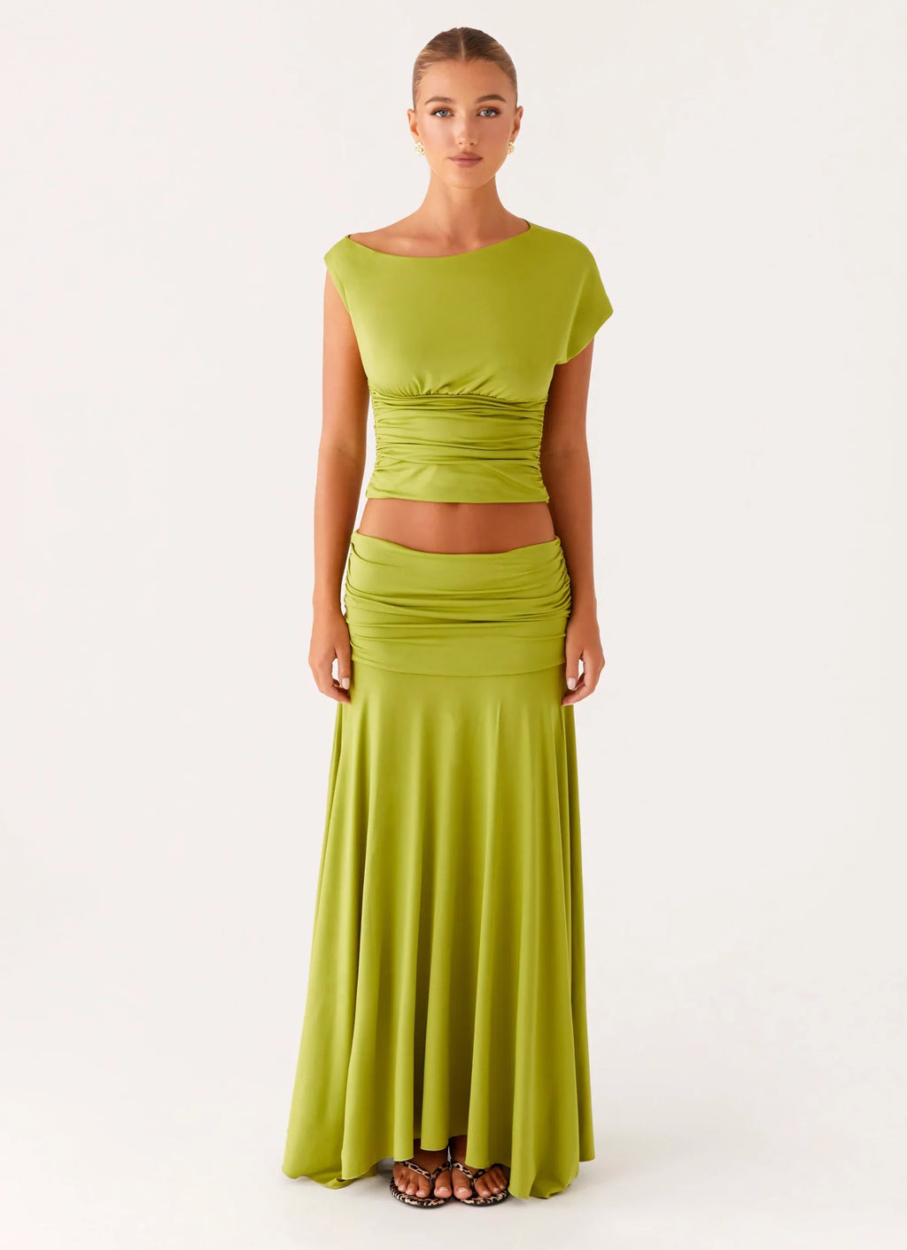 Liana Ruched Maxi Set