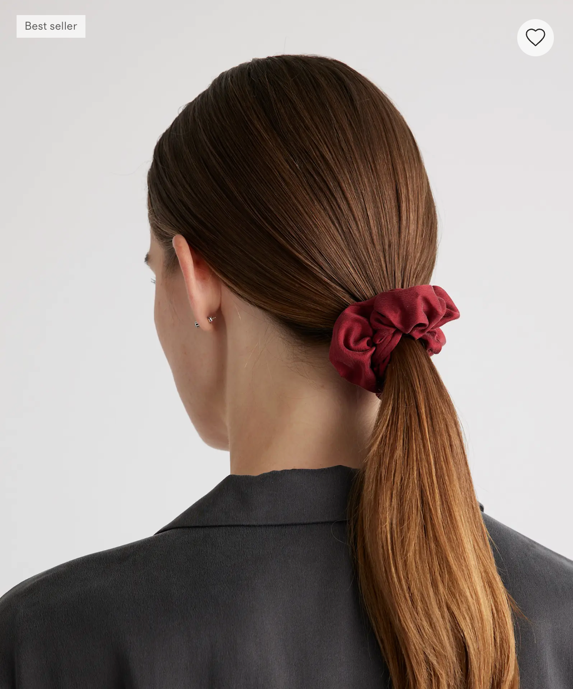 100% Washable 3 Silk Scrunchies
