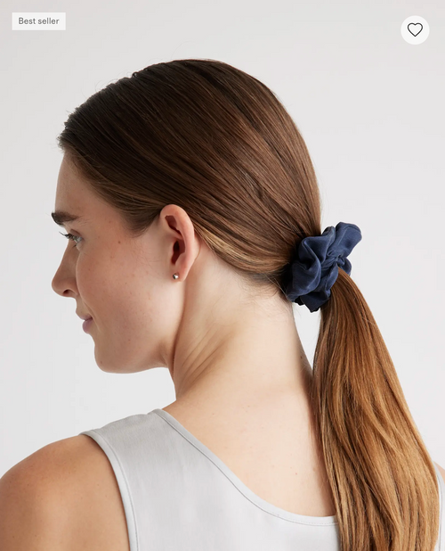 100% Washable 3 Silk Scrunchies